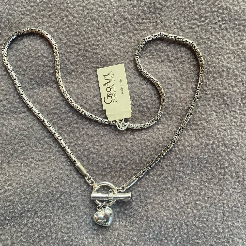 GeoArt by Cynthia Gale Heart Necklace